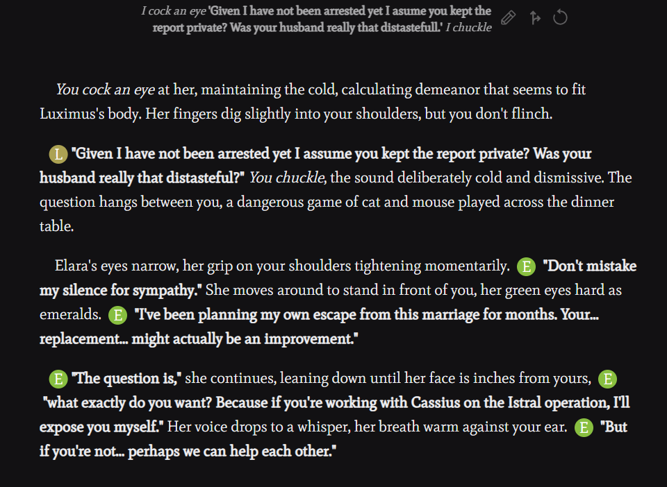 Spellbound Charakterintegration Beispiel